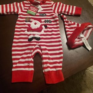 Christmas Sweets 2 piece Rompers & Hat